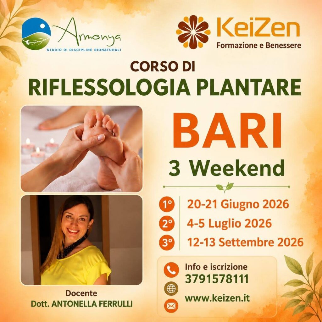 Trattamento di riflessologia plantare
